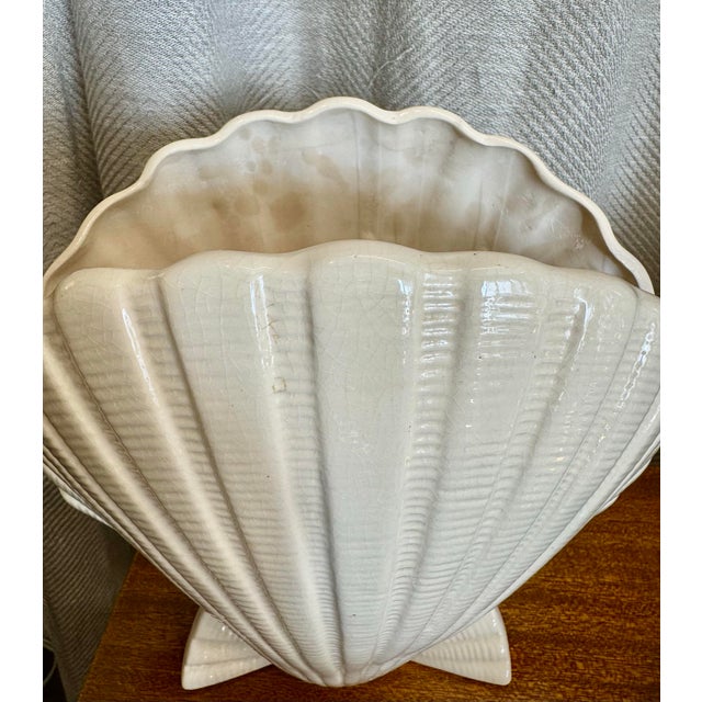 Shell Shaped Vase For Sale - Image 4 of 6