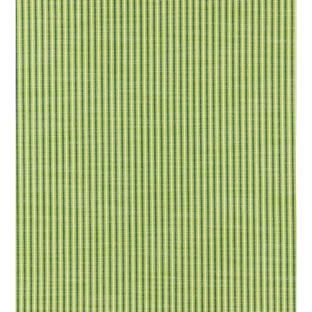 Sample - The House of Scalamandré Tisbury Stripe Fabric, Fern For Sale