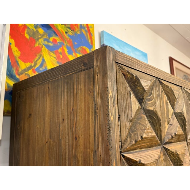 Brown Noir Furniture Jones Armoire For Sale - Image 8 of 12