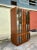 Brutalist Mid Century Modern Brutalist Armoire Dresser + Inset Smoked Mirrors | by Tobago For Sale - Image 3 of 13