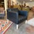 Vintage Danish modern club chair in the manner of Børge Mogensen's Model 2421 for Fredericia Stølefabrik. Similar to the...