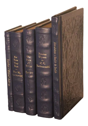 Leather Bound Books - Set of 5