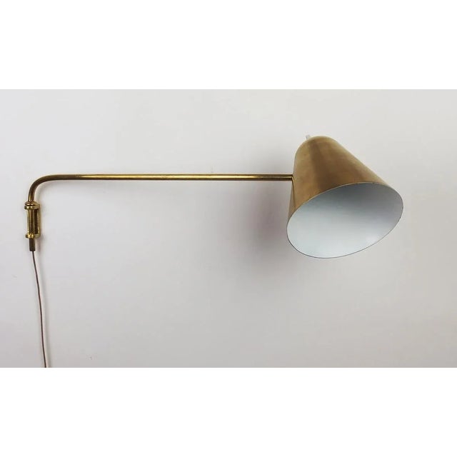 Mid-Century Modern Wall Lamp by Jacques Biny, 1950s For Sale - Image 3 of 13