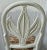 Vintage Palm Beach Regency Braided Rattan Dining Chairs With Palm Leaf Motif - Newly Painted - Set of 6 For Sale - Image 9 of 11