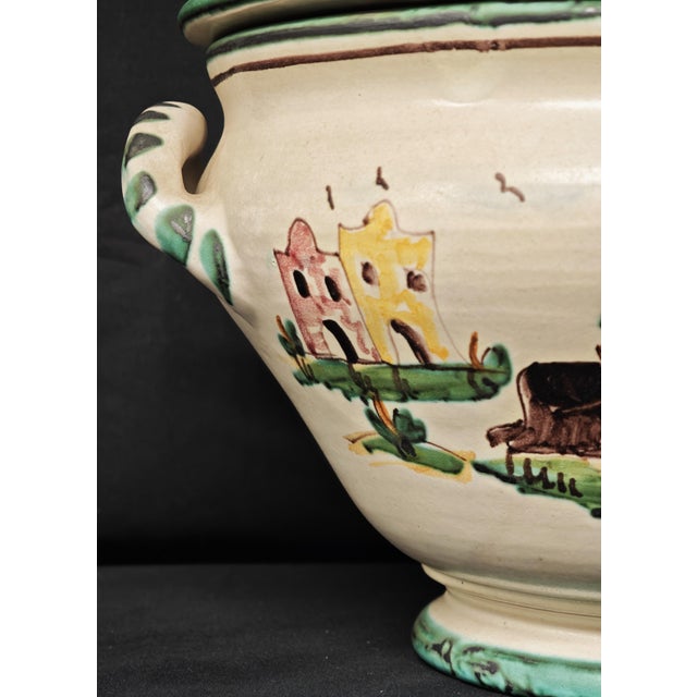 Ceramic Majolica Tureen by A. D'Arienzo for Vietri, 1970s For Sale - Image 10 of 17