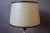 Beige Table Lamp in Leather and Brass, 1960s For Sale - Image 8 of 13
