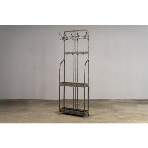 Art Nouveau Wardrobe in Iron For Sale - Image 3 of 18