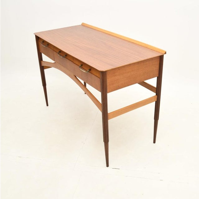 1950s Vintage French Satin Wood Console Table, 1950s For Sale - Image 5 of 11