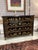 Vintage Hollywood Regency Chinoiserie Black Lacquer Commode For Sale - Image 4 of 5