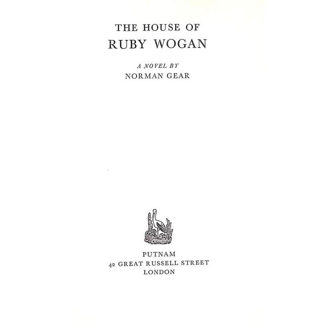 GEAR, Norman [224] pp. Putnam 1958 8" x 5 1/4" Jacket design by Lipscombe