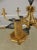 Neoclassical 8 Arm Iron Black & Gold Chandelier For Sale - Image 10 of 12