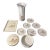 1980s 9-Piece Otagiri Japan Chickadee & Pussy Willow Vanity and Desk Set For Sale