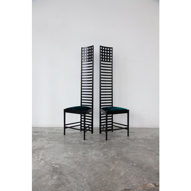 Hill House Chair attributed to Charles Rennie Mackintosh For Sale - Image 6 of 13