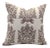 Fabdivine Artisan Block Print Throw Pillow Cover 14x36 Off-White Linen-Vrindavan For Sale
