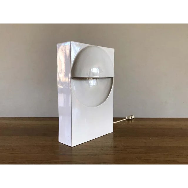 Geometric Ceramic Table Lamp, 1960s For Sale - Image 12 of 13