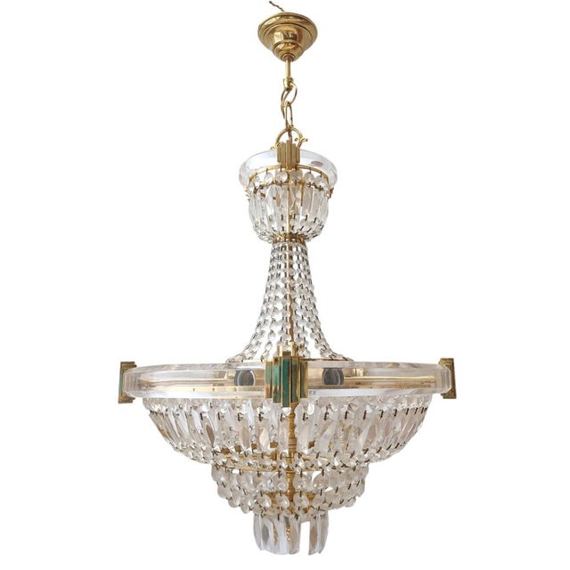 Classic Empire Chandeliers from Bakalowits & Söhne, Set of 2 For Sale - Image 11 of 14