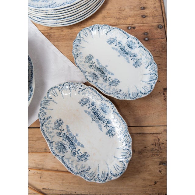 Earthenware Tableware from Saint Amand Hamage, 1890s, Set of 42 For Sale - Image 11 of 18