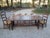 Large primitive styled country dining table in beautiful Tenn. Appalachian walnut. 96'' x 42'' x 30'' Warm amber, honey...