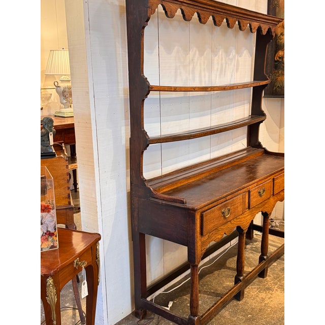Welsh Oak Dresser With Open Plate Rack For Sale - Image 13 of 14
