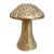 Golden Metal Lumpy Bumpy Mushroom Statue For Sale