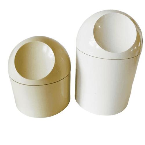 Vintage Space Age Plastic Bathroom Storage Boxes by Makio Hasuike for Gedy, Set of 2 For Sale - Image 5 of 10