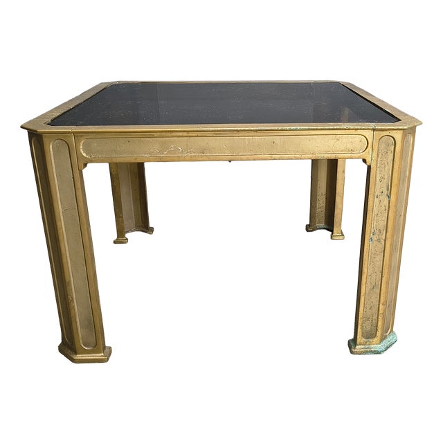 Brutalist Cast Bronze Side Tables from Peter Van Heeck, 1970s For Sale