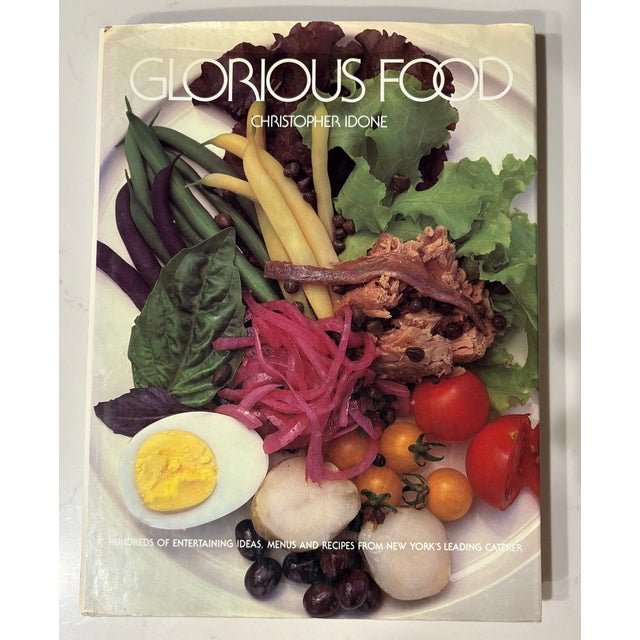 Contemporary Glorious Food by Christopher Idone First Edition, 1982 For Sale - Image 3 of 3
