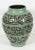 Moroccan Moroccan Ceramic Urn With Chiseled Arabic Calligraphy Writing For Sale - Image 3 of 7