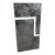 1990s Large Black and White Abstract Minimalism Painting on Canvas For Sale