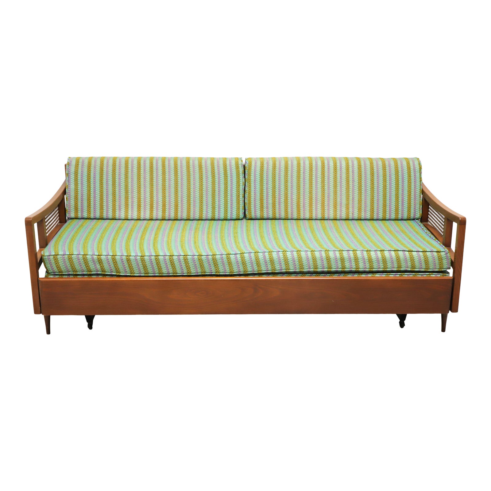 Vintage MidCentury Modern Trundle Sleeper Sofa Chairish
