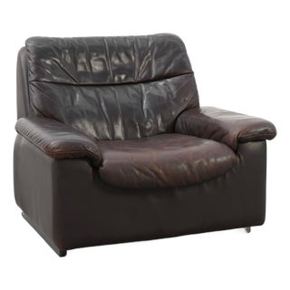 Mid-Century Modern DS‑66 Relax Chair in Brown Leather from de Sede, Switzerland, 1960s For Sale