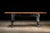 Industrial Table on Antique Cast Iron Base For Sale In Chicago - Image 6 of 15