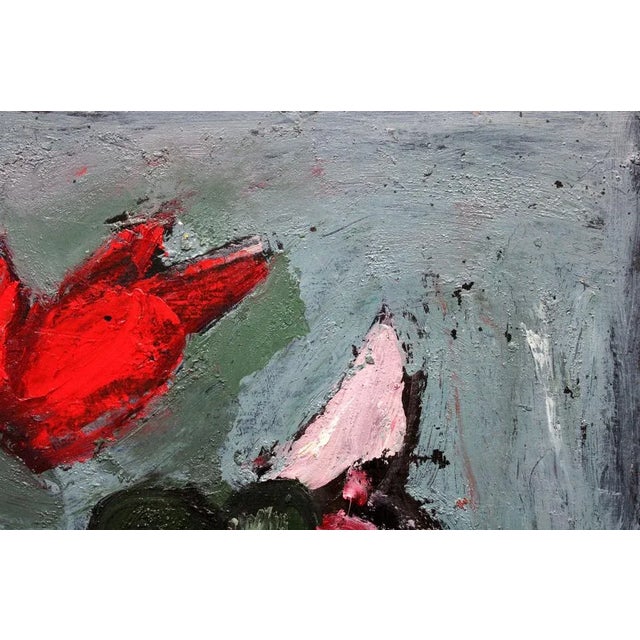 Aleksandr Rodin, Flowers, Oil on Cardboard For Sale - Image 7 of 9