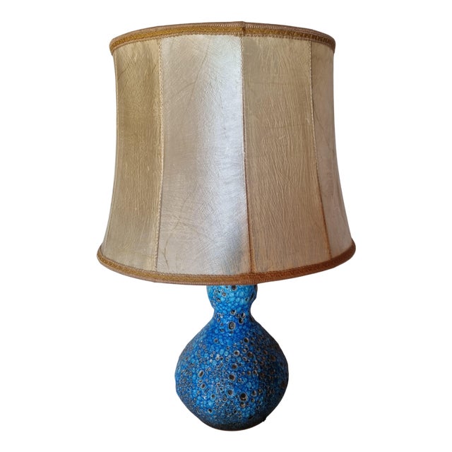 Glacier Enamel Table Lamp by Charles Cart, 1960s For Sale