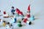 Mid-Century Modern Traditional Handmade Wooden German Christmas Ornaments - Set of 15 - Vintage From the 70 For Sale - Image 3 of 6