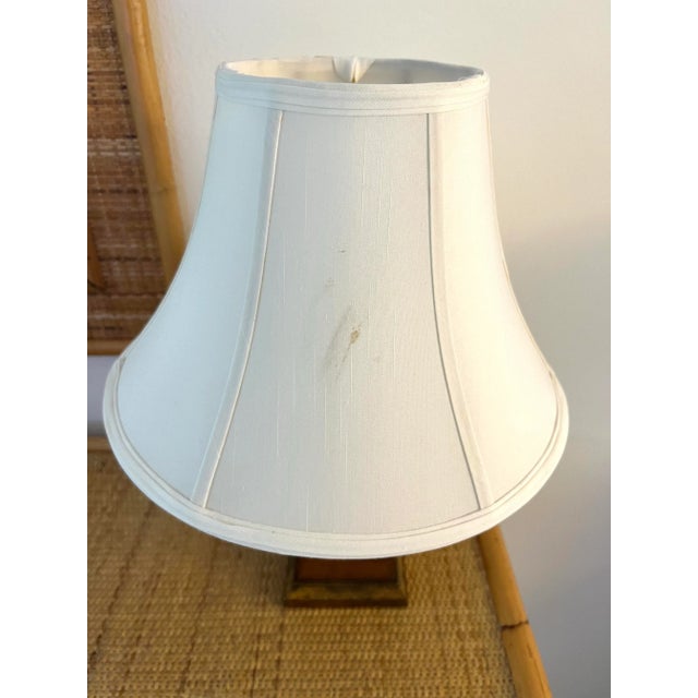 Ceramic Vintage Italian Lemon Topiary Lamp With Gilded Base For Sale - Image 7 of 12