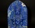 Royal Blue Finest Lapis Lazuli Tibetan Makahala Statue 9.5" Natural Gemstone Hand Carved For Sale - Image 8 of 14