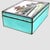 Chinese Scenic Cloisonne Enameled Jewelry Box Unsigned C1930 For Sale - Image 6 of 8