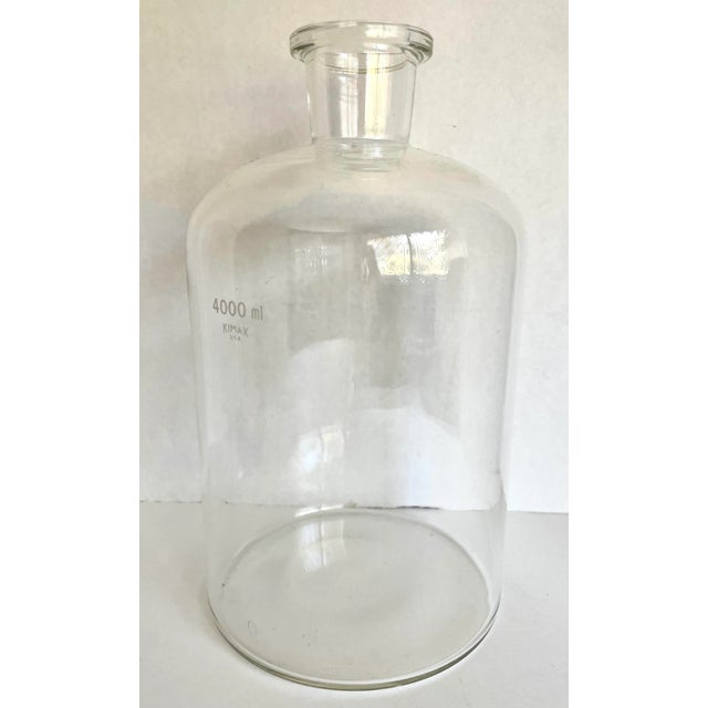 American Vintage 4000ml Kimax Glass Beaker Jug Vase For Sale - Image 3 of 7