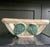French Vintage French Open-Weave Ceramic Bowl With Barbotine Lemon Leaves For Sale - Image 3 of 12