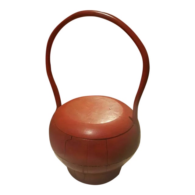 Early 20th Century Vintage Chinese Wood Rice Box For Sale