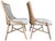 Contemporary Vintage McGuire Passage Side Chairs – Pair – Cane Back Rattan Frames For Sale - Image 3 of 11
