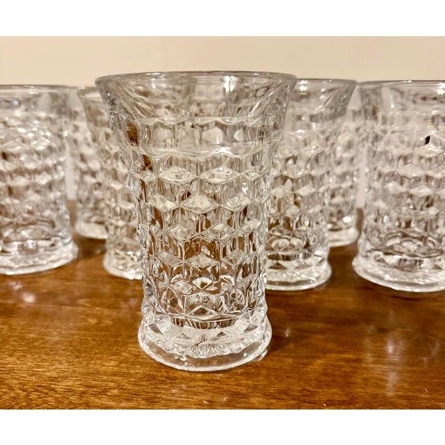 Fostoria 1930's American Flared Glass Set - 10pcs For Sale - Image 9 of 12