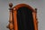 Gründerzeit Shaving Mirror in Walnut, Late 19th Century For Sale - Image 9 of 18