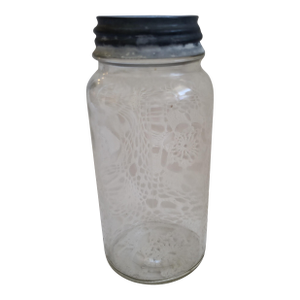 1930s/1940s Hazel Atlas Quart Jar and Zinc Lid