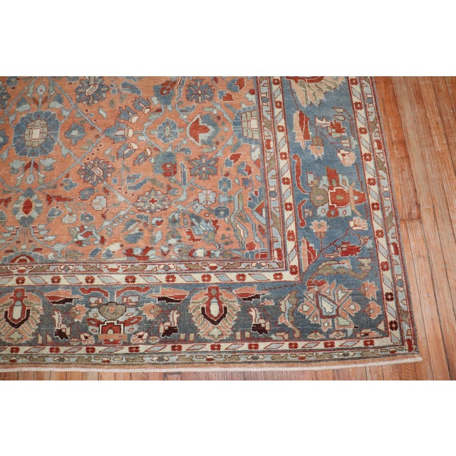 Antique Persian Lilihan - 9'1" x 11'9" For Sale - Image 11 of 11