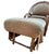 Vintage Adirondack Bent Willow, Velvet Mohair-Upholstered Chaise Lounge For Sale - Image 10 of 10