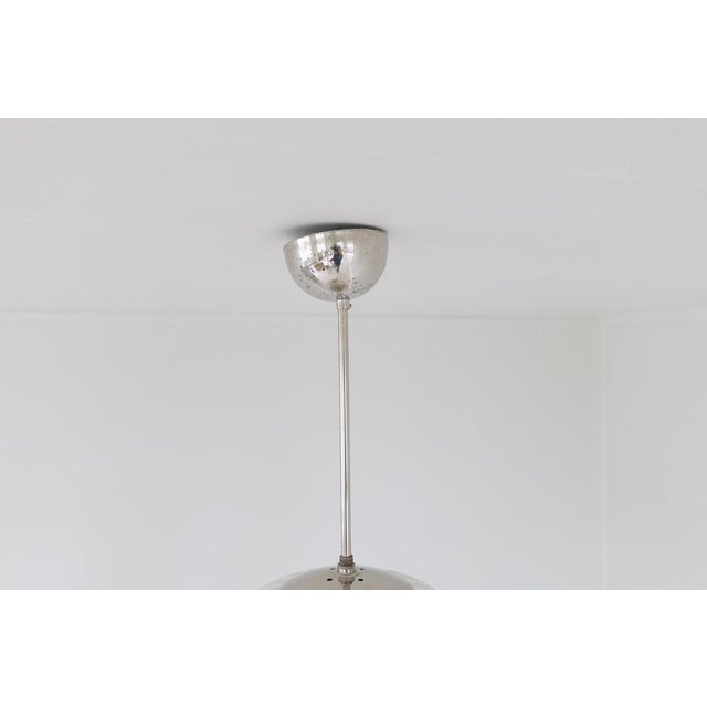 Swedish Modern Art Deco Pendant by Harald Notini for Böhlmarks, Sweden, 1940s For Sale - Image 6 of 13