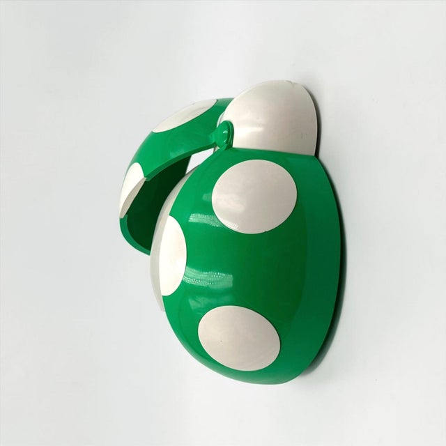 Green Lucinelle Ladybug Wall Lamp by Jean-Pierre Vitrac for Co&Co, France, 1970s For Sale - Image 14 of 14