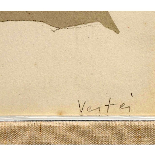 Marcel Vertès, Art Deco Jazz Age Paris Interracial Couple Lovers Marcel Vertes Color Lithograph, 1924 For Sale In Miami - Image 6 of 11